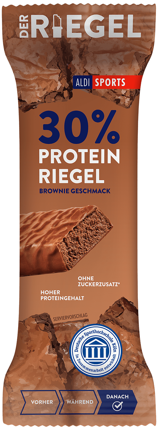 Der Protein Riegel Brownie Aldi Sports