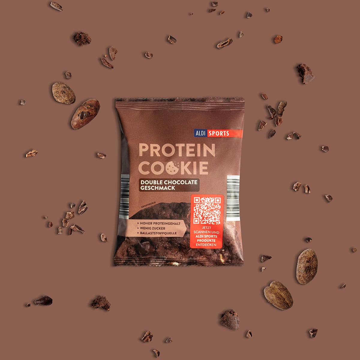ProteinCookie_DoubleChocolate_041-min Protein Cookie Chocolate Caramel – Zutaten um das Produkt herum | Aldi Sports
