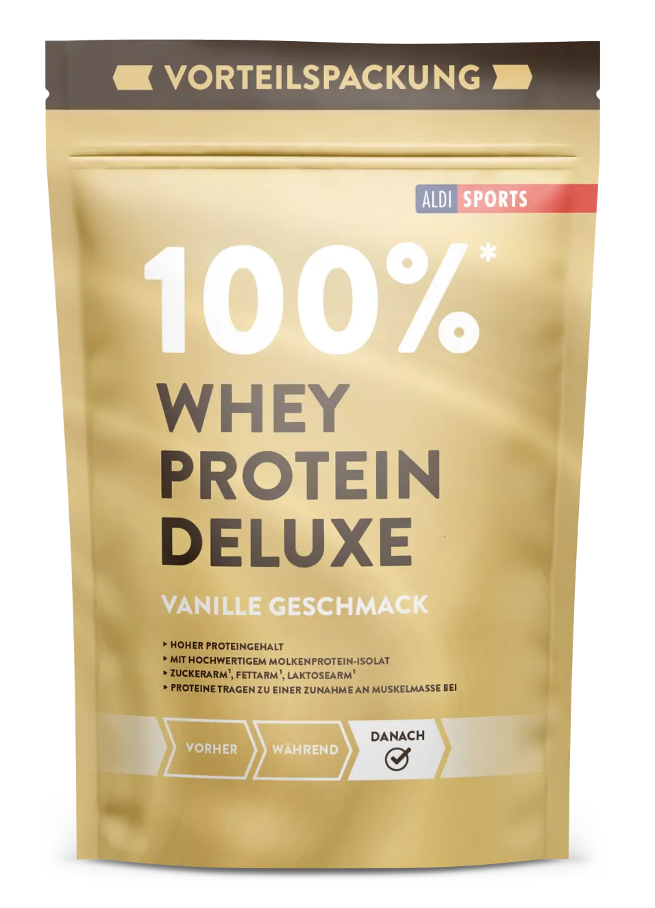 Whey Protein Deluxe Vanille – Produktbild | Aldi Sports
